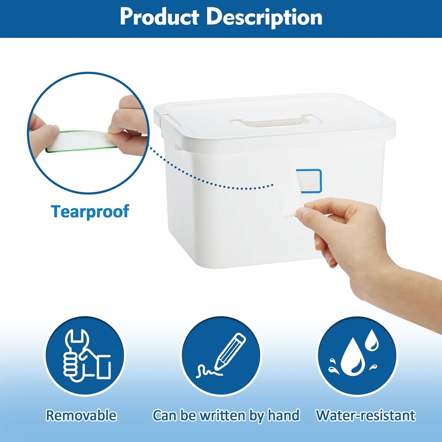 500 Pcs 1×3 Inch Removable Freezer Labels, Waterproof, Oil & Tear Resistant, No Residue Writable Stickers for Food Containers, Jars, Pantry and Meal Prep (Boho-Date)