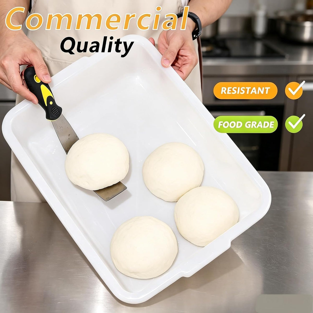 Pack of 3 Pizza Dough Proofing Box, Sourdough Proofing Containers