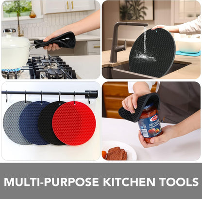 Joyhalo 4 Pack Trivets for Hot Dishes