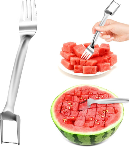 Watermelon Slicer, 2-in-1 Slicer & Fork, 1-Pack