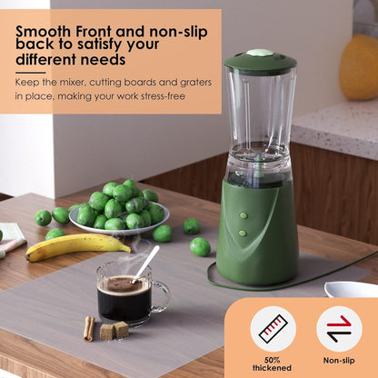 KitchenRaku Extra Large Silicone Mat for Kitchen Worktop Protector, Thickened Nonstick Heat Resistant Countertop Mat, Nonskid Placemat, Craft Mat, Table Mat (Grey, 23.6"x31.5")