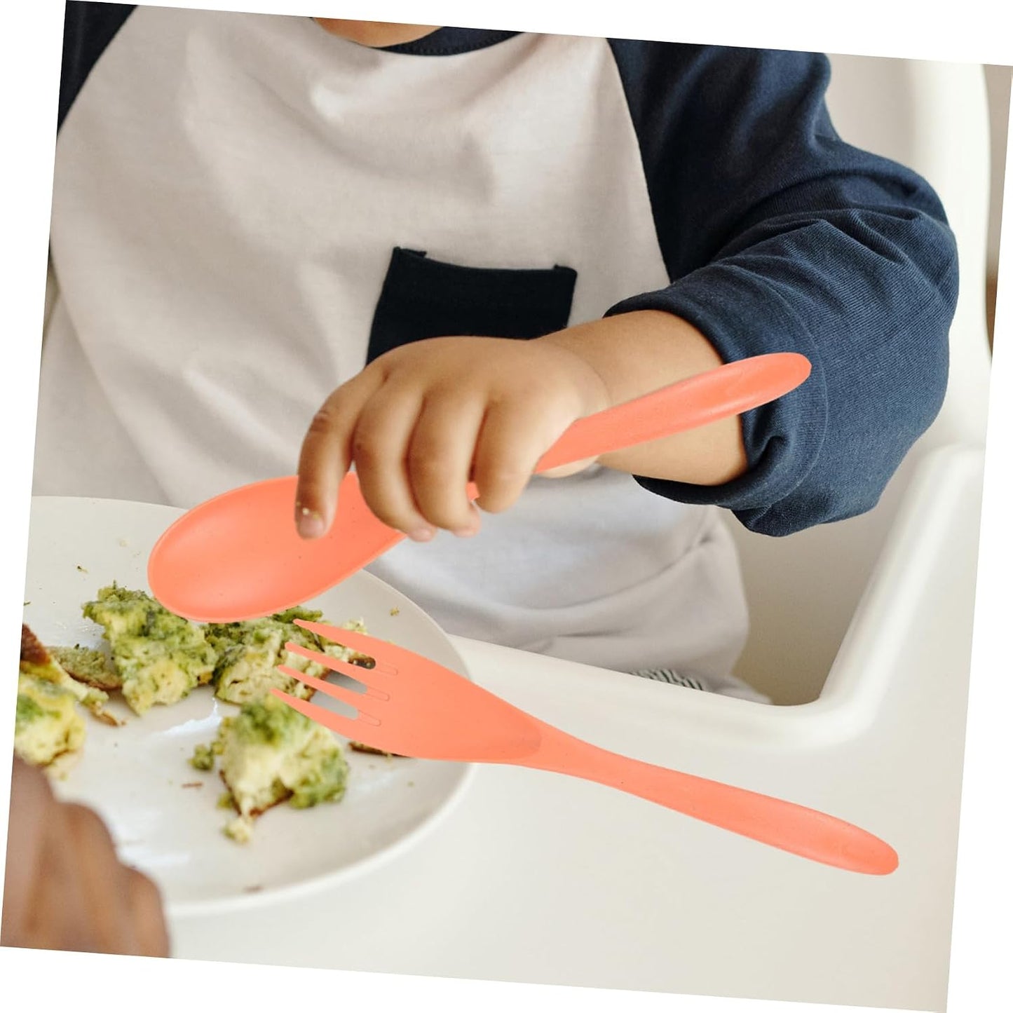 Toddmomy 3 Sets Travel Cutlery Set with Case Wheat Straw Utensil Kit for Lunch Camping School and Picnics Reusable Fork Spoon and Cutter and Travel Tableware