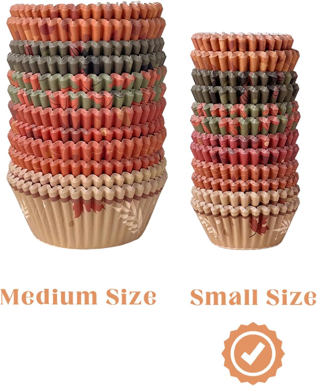qiqee 300PCS Mini Gradient Cupcake Liners Cupcake Cups 6 Designs Blue Gradient Cupcake Papers Baking Cups Cupcake Wrappers (Small Size)