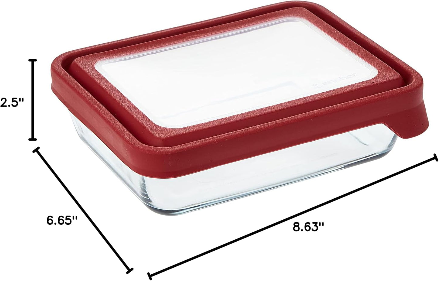 Anchor Hocking TrueSeal 10-piece Glass Food Storage Containers with Airtight Lids, Mineral Blue
