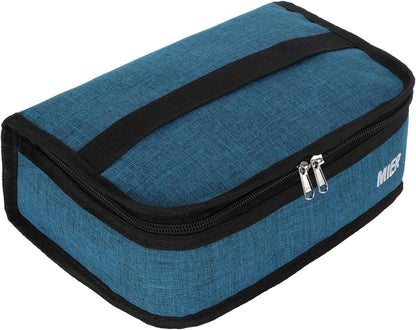 MIER Small Lunch Bag for Kids & Adults Compact Insulated Lunch Box Portable Thermal Mini Cooler for Work School Travel, Bluesteel
