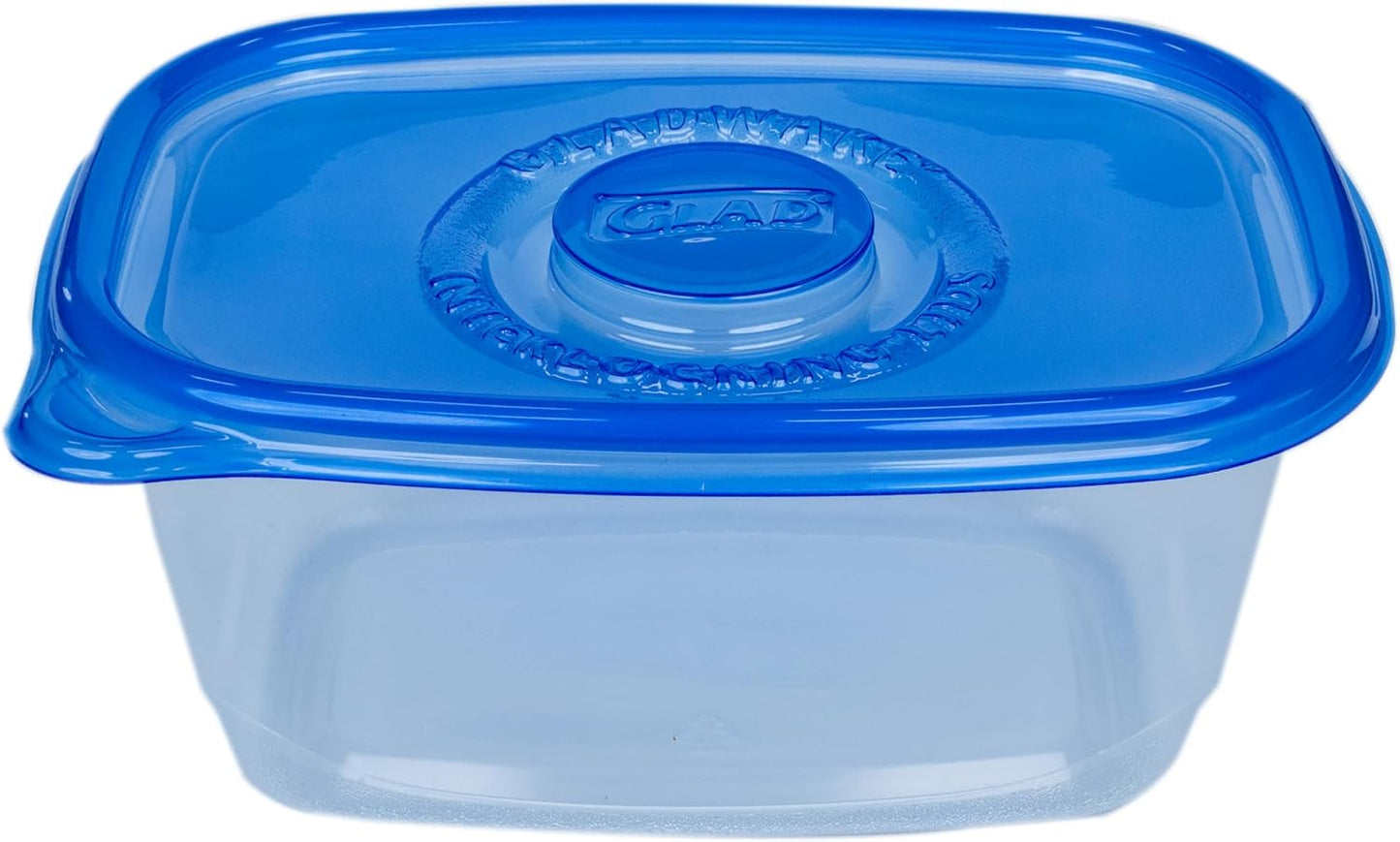 Glad GladWare Tall Entree Food Storage Containers with Lids, Large Square BPA Free Plastic for Meal Prep and Lunches, Lock Tight Seal, Microwave and Dishwasher Safe, 42 Oz, 3 Count