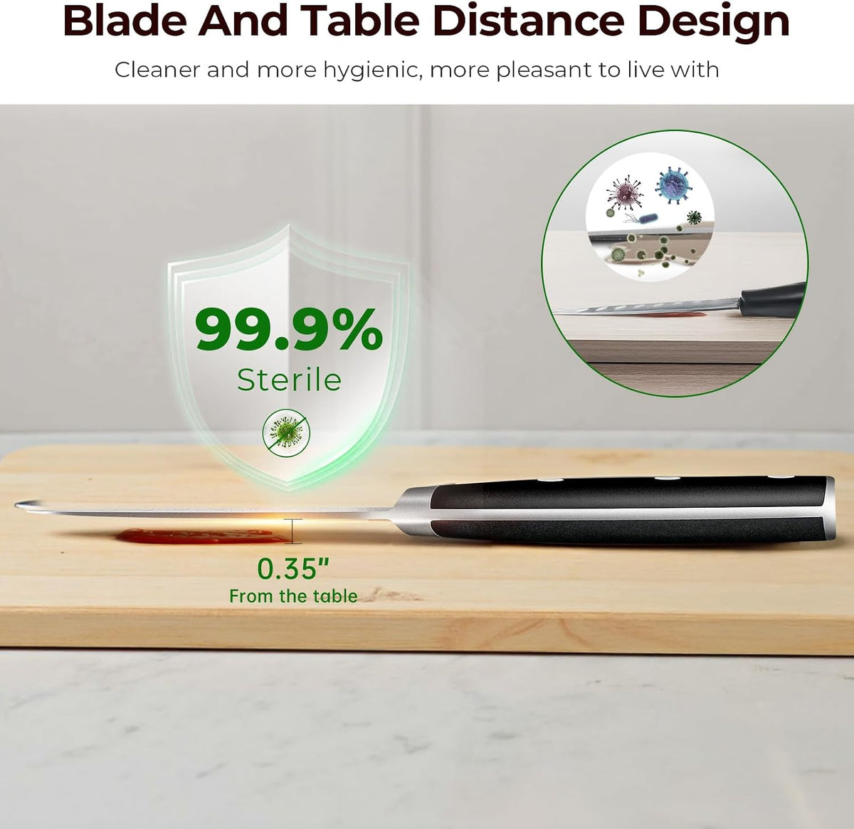 CoquusAid 5 inch Kitchen Utility Knife, Serrated Blade Tomato Knife
