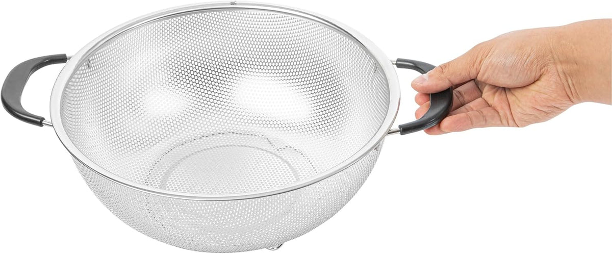 Restaurantware 6 qt Stainless Steel Over The Sink Colander