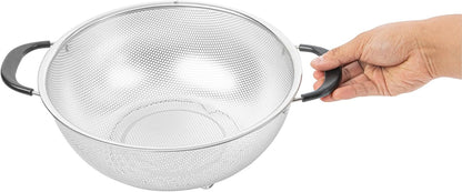 Restaurantware 6 qt Stainless Steel Over The Sink Colander