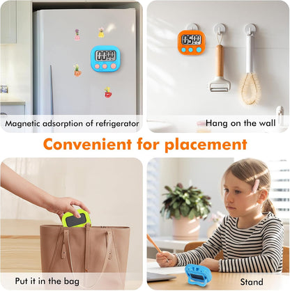 Digital Timer for Kids Classroom,Kitchen Timers for Cooking