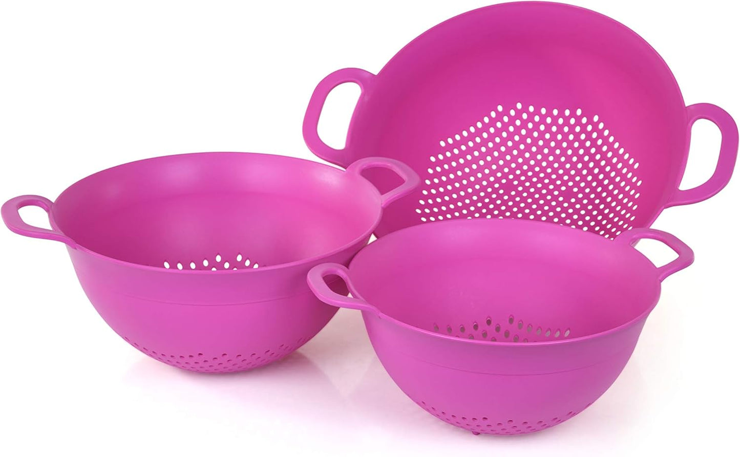 Mintra Home Colanders 3pk (Assorted 3pk, Black)