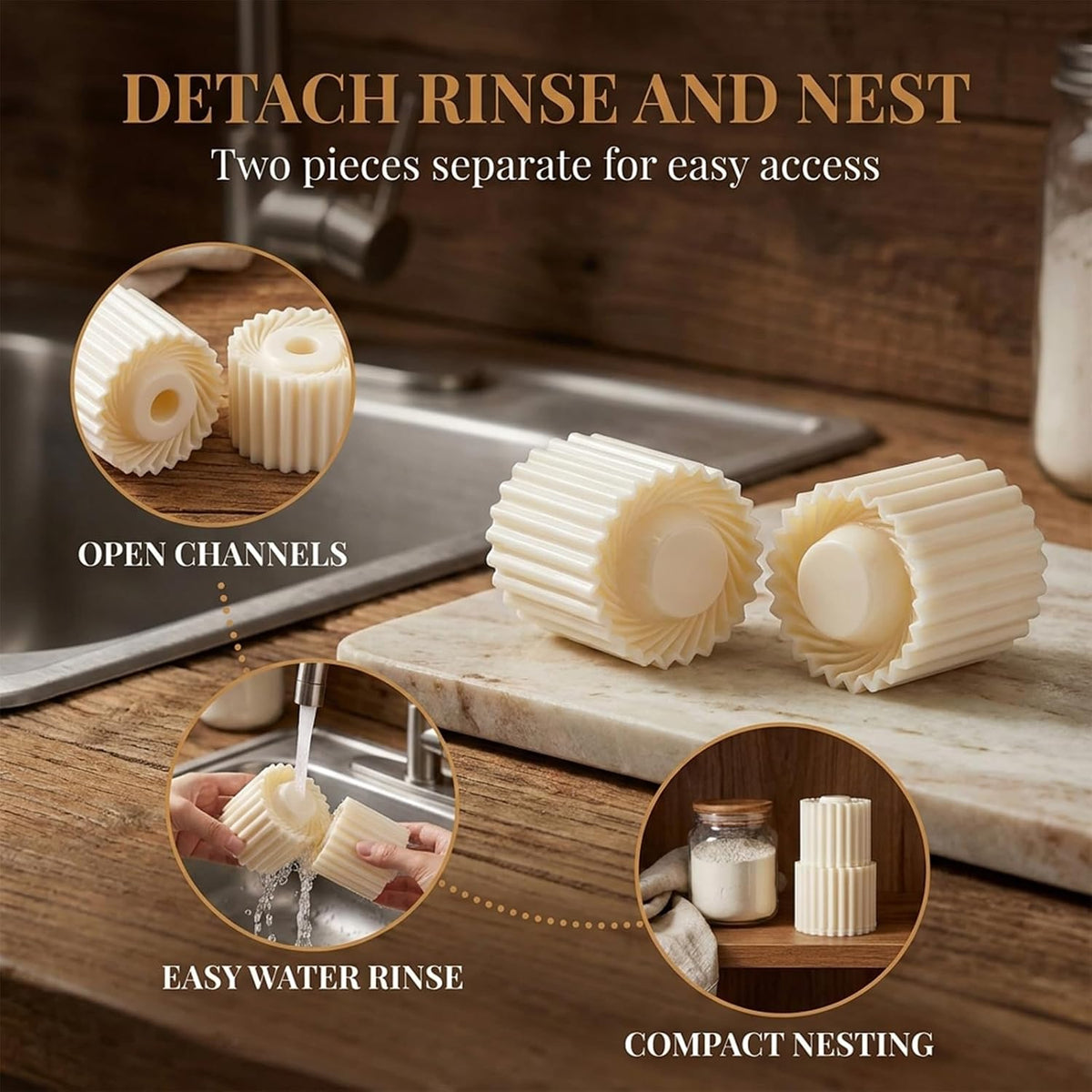 Cookie Press, 2-in-1 Moon Cake Mold Press, Sunflower Cookie Shaper
