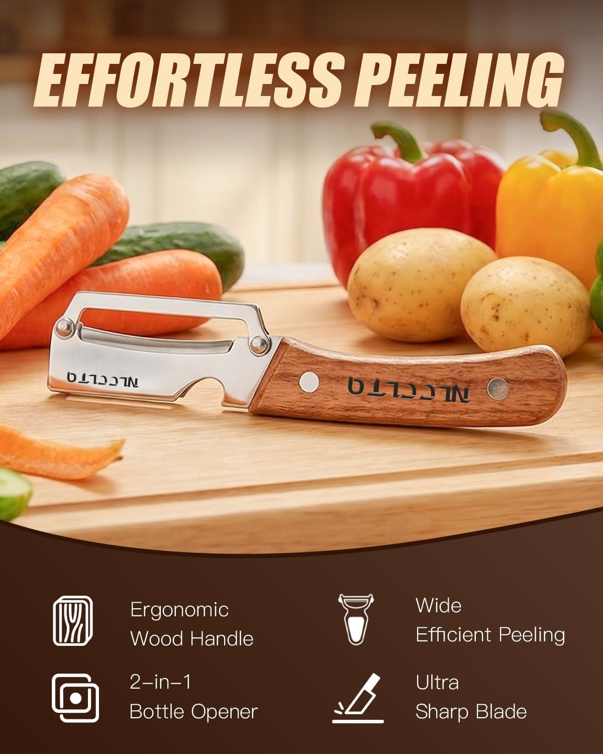 Multifunctional Vegetable Peeler Cabbage Shredder Veggie Chopper Multi Functional Slicer Julienne for Kitchen Stainless Steel Eplucheur Legumes Thickened Fruit Knife Potato Slicer Peelers (3pcs)