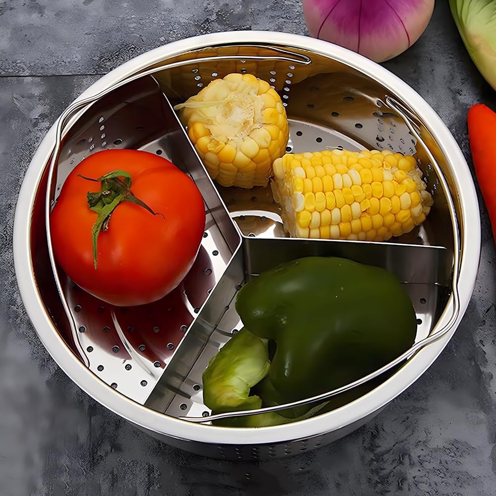 Steamer Basket for Instant Pot, Stainless Steel Vegetable Steaming Basket