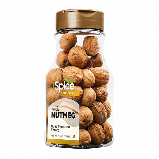 iSpice Whole Nutmeg Spice for Cooking - 5.5 oz
