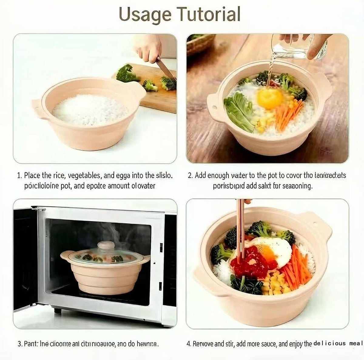 Collapsible Silicone Microwave Vegetable Steamer with Removable Steam Rack,42oz Heat-Resistant Cooker with Steam Holes,Easy to Store Freezer Dishwasher Safe,BPA Free (Grey)