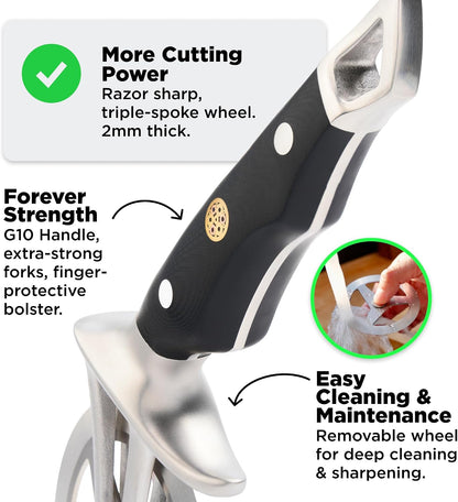 Dalstrong Kitchen Scissors & Pizza Wheel Cutter Set