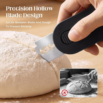 2 pcs Bread Lame, Extractable & Magnetic Sourdough Scoring Tool