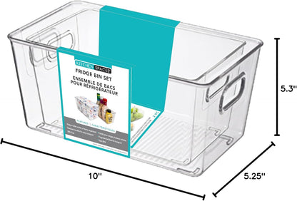 Kitchen Spaces Fridge Bin Set 2PC