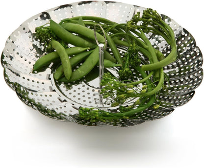 Norpro Stainless Steel Folding Vegetable Steamer Basket