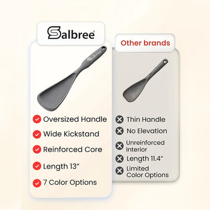 Salbree Seamless Silicone Spatula Spoon Multifunction Scoop Kitchen Spoon