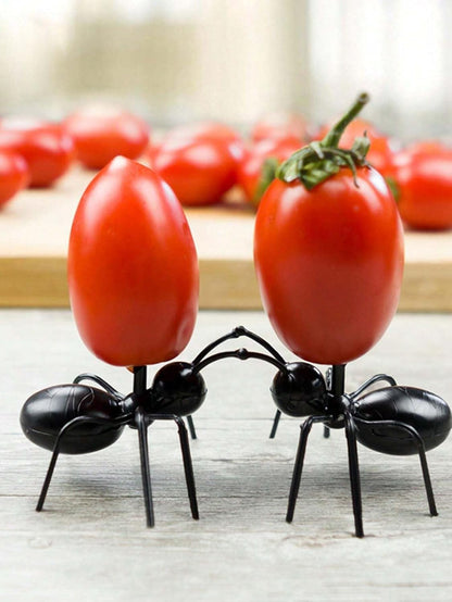 36pcs Party Ants & Hardworking Ants Series Fruit Picks for Kids Lunch Bento Box, Party Fruit Platter, Bar Cocktail Decor (24 pcs)