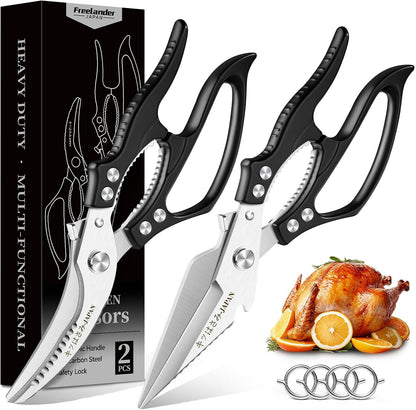 Freelander Kitchen Scissors Set - All Purpose Heavy Duty Poultry Shears
