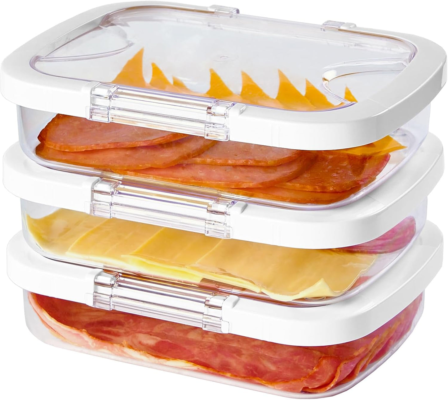 Felli Duo Loc Tritan Meal Prep Containers Microwave Safe BPA FREE, Leak Proof Lunchable Container for Leftovers Kitchen Fridge Freezer, Reusable Plastic On the Go Lunch Travel Box (Beginner 3pk)