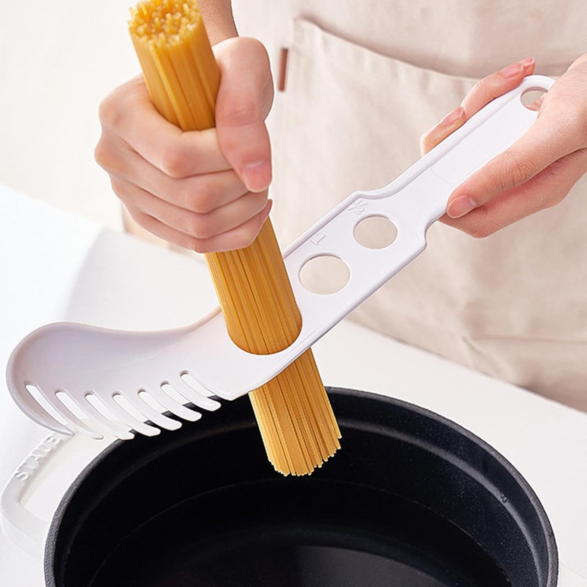 Spaghetti Measurer Tool Spoon Multifunctional Pasta Measurer Utensil Gadget