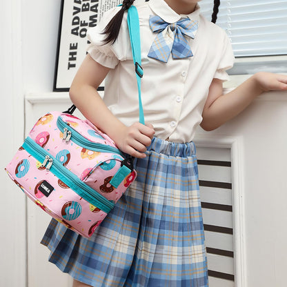 Lunch Bag for Kids Coole Lunch Box Tote for Women Girls Boys Children Student Insulated Bento Bag for School Work Picnic Outdoor Activities