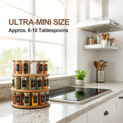 ComSaf 2Pcs Large Glass Storage Containers with Lids 4Qt, 1 Gallon Wide Mouth Flour Sugar Storage Containers, Large Capacity and Sealed for Rice, Cereal, Oat, Easy Clean and Scoop, Pantry Organization