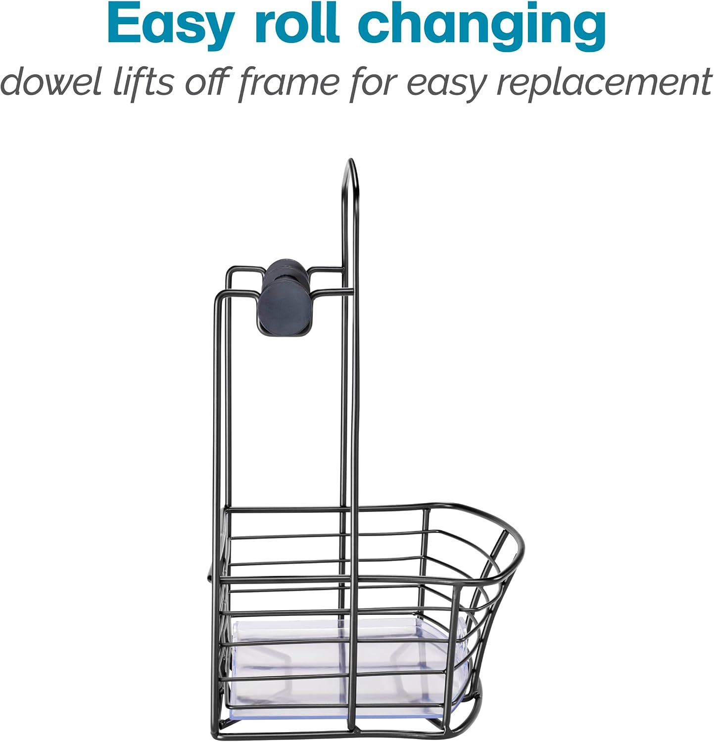 Polder Countertop Storage Bin with Shelf