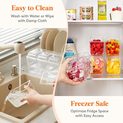 Lifewit Taco Bar Serving Set for Party with 5 x 20 oz Containers & Components, Ice Chilled Condiment Caddy Organizer, Garnish Serving Tray Platter for Mimosa Bar Accessories, Fruit, Salad, Food