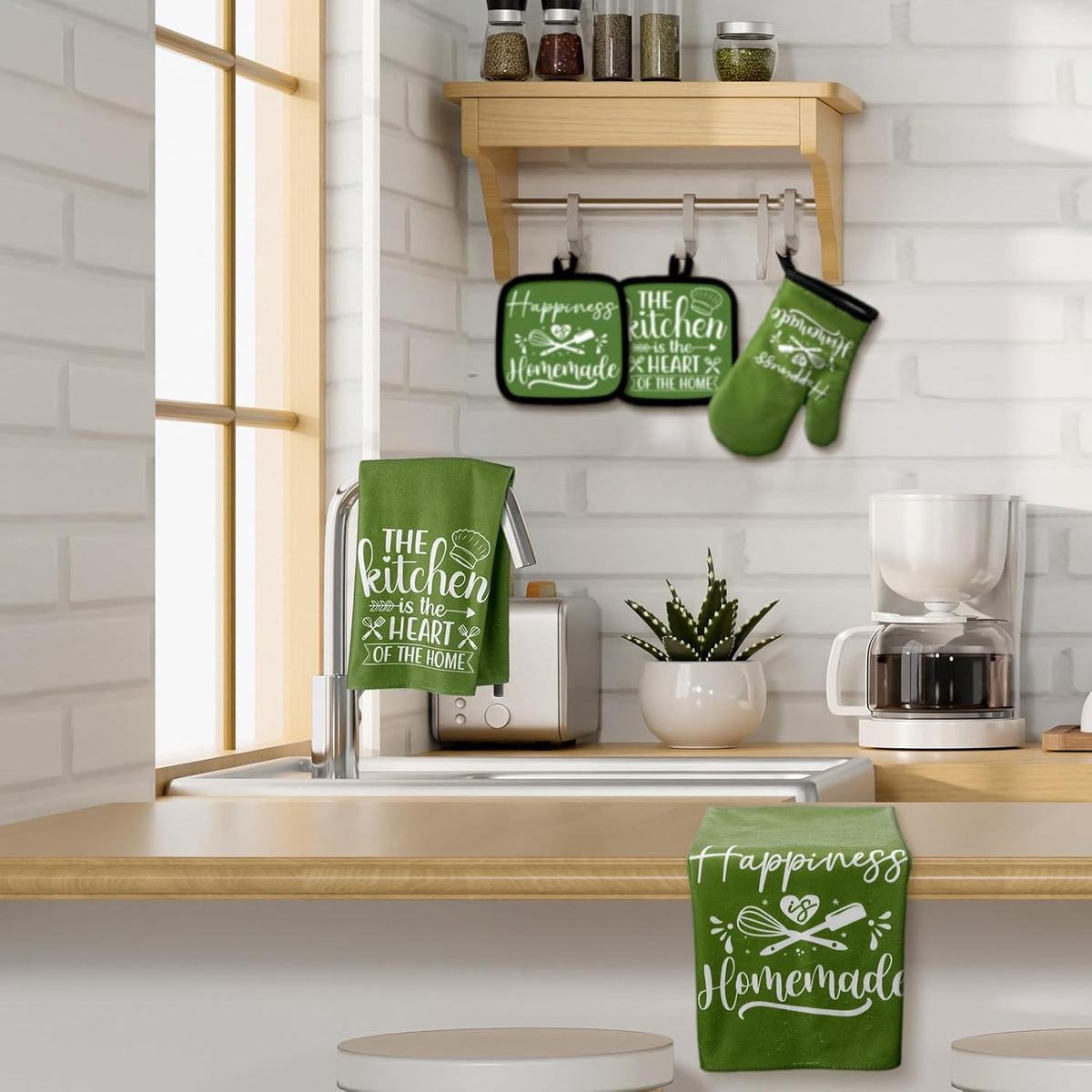 Sratte 6 Pcs Farmhouse Kitchen Decor Accessories Set