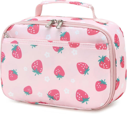 CAMTOP Kids Lunch Box Boys Girls Insulated Lunch Cooler Bag Reusable Lunch Tote Kit for School Travel (094 Tie Dye)