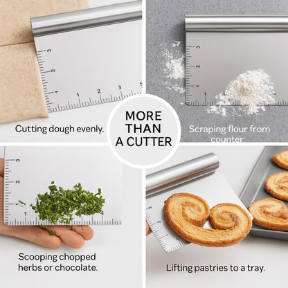 Mrs. Anderson’s Baking 6-Wire Pastry Cutter and Dough Blender, Stainless Steel with Wood Handle