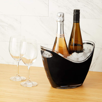 True Galvanized Tub, Large Ice Buckets for Parties, Beverage Cooler for Beer, Wine, Soda, Bottled Water, Rustic Beverage Tub, Drink Bucket for Indoor & Outdoor Party, 6.3 Gal (23.8 Liters), Set of 1