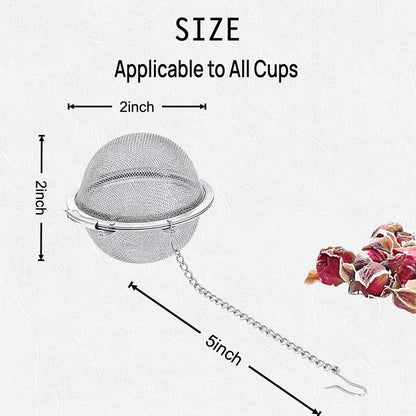 304 Stainless Steel Mesh Tea Ball for Loose Leaf Tea