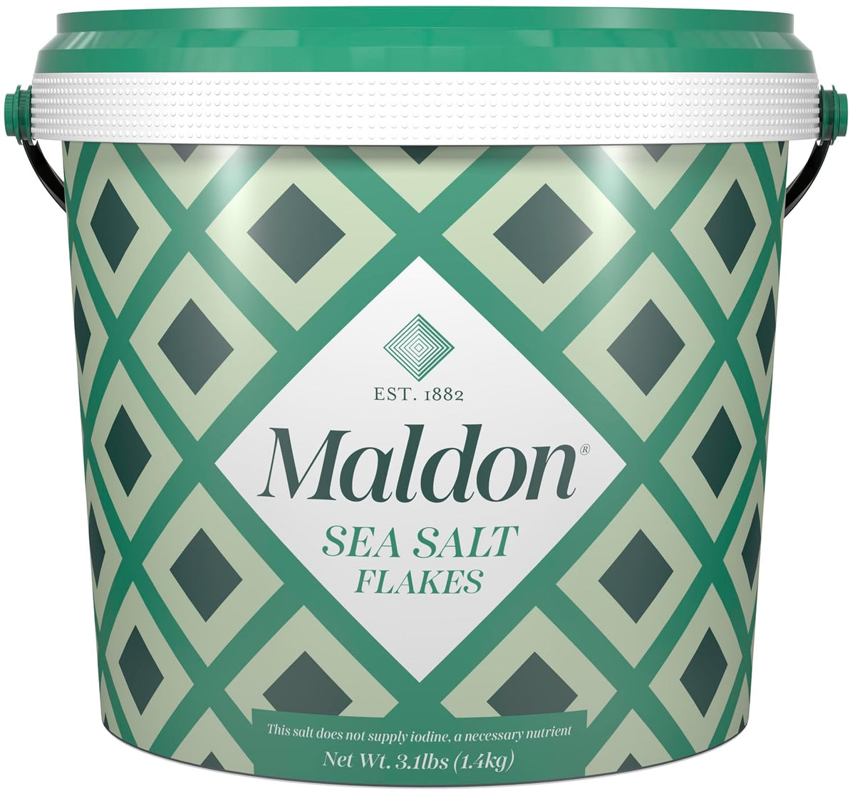 Maldon Salt, Sea Salt Flakes, 20 oz (570 g), Resealable Tub – Kosher, Natural, Unique Gourmet Pyramid Shaped Salt Flakes, Perfect for a Wide Range of Dishes, Hand-Harvested for Four Generations