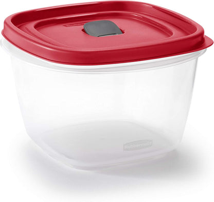 Rubbermaid EasyFindLids Meal Prep Containers 5.1 Cup Red