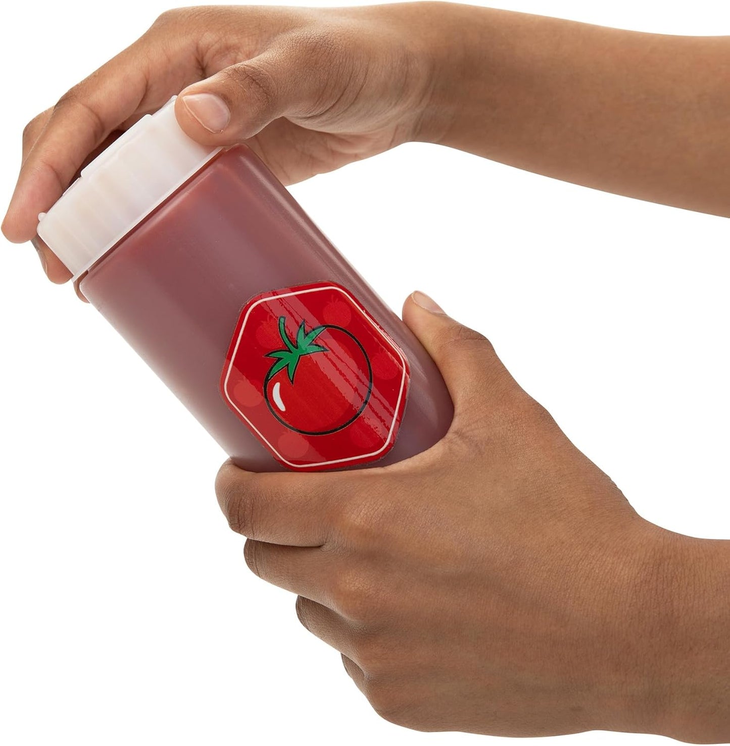 No‑Drip FIFO BBQ Sauce Squeeze Bottle – 18oz BPA-Free Refillable Dispenser with White Twist Cap for Mess-Free Pouring – Ideal for Barbecue, Glazes, Honey Mustard, Marinades, Teriyaki