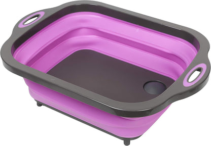 10 PCS Collapsible Kitchen Silicone Over the sink Strainer, Colander, Mixing Bowl, Cutting Board, Measuring Cups Set