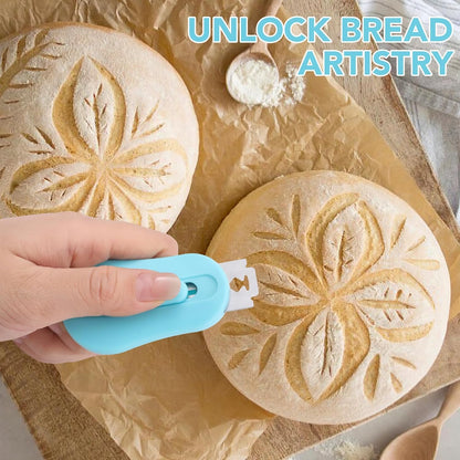 SUMAJU Magnetic Bread Lame with Extractable Blade - 20 Razor Blades,Dough Scoring Tool for Sourdough Breads baking & Bread Making Tools