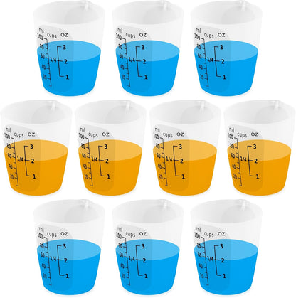 Silicone Resin Mixing Measuring Cups for Resin Supplies, 600ml/20oz Bowl, 250 & 100ml Thickened Reusable Silicone Cups for Epoxy Mixing, with Stir Sticks and Pipettes, Jewelry Making