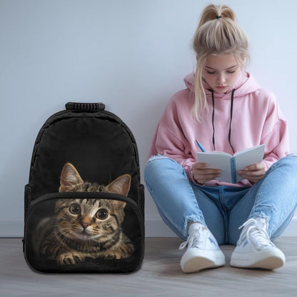 Highland Cow Backpack with Lunch Box Set for Kids Sunflower School Backpack for Girls Boys Back to School Bag Student Travel Backpacks Reusable Utensils Pen Case Water Bottle Bag 5PCS