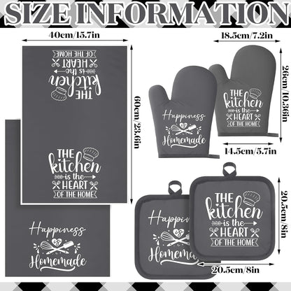 Sratte 6 Pcs Farmhouse Kitchen Decor Accessories Set
