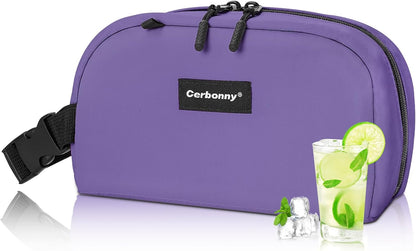 Cerbonny Freezable Cooler Bag for Work/School Travel - Mini Insulated Bag Fit For Yogurt