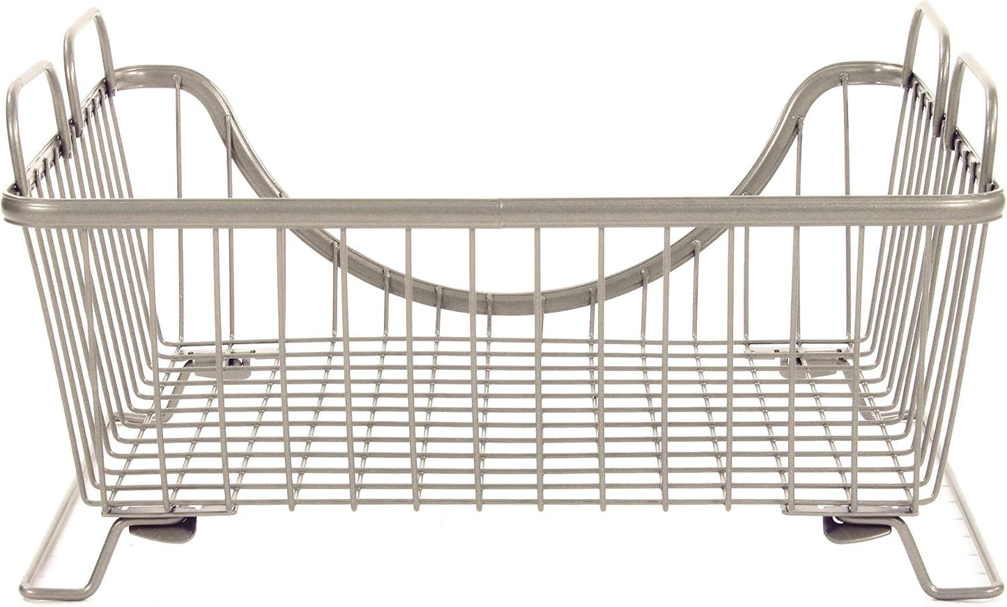 Spectrum Diversified 20077 Ashley Stackable Basket Tray, Satin Nickel