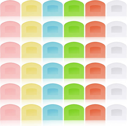 36 Pcs Food Scraper, Flexible Dough Scraper, Multifunctional Kitchen Scrapers Tool, Bread Dough Cutter, Cake Smoother for Icing,