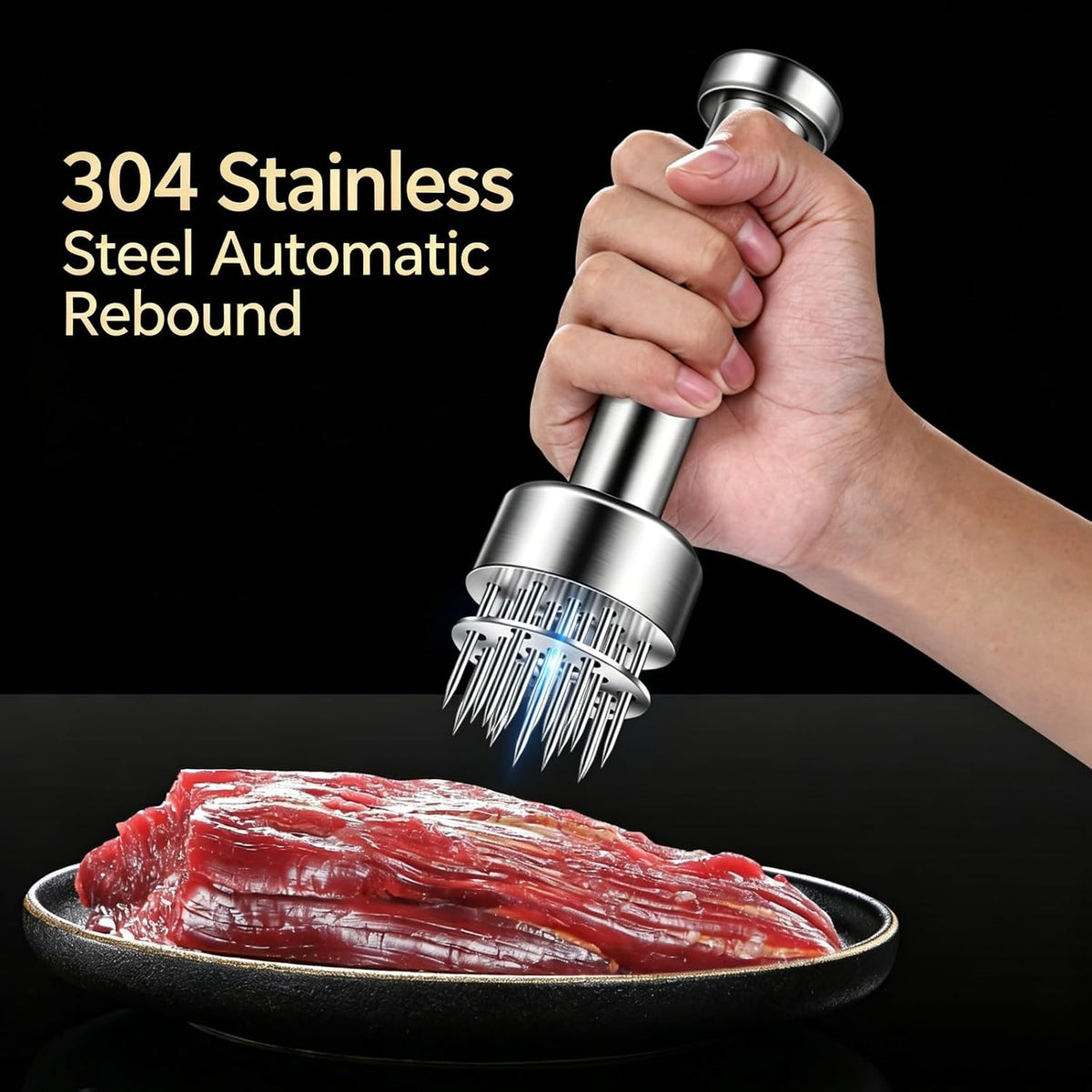 Stainless Steel Meat Tenderizer Tool